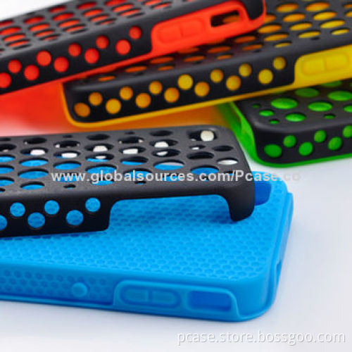 PC with Silicone Hybrid Cases, Full Protection on Phone from Bumps and Stretches